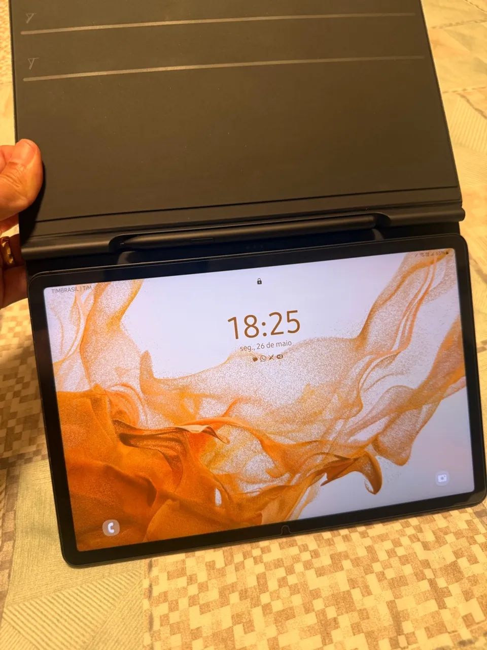 Tab S8 5G Samsung com S Pen e capa  - Foto 2