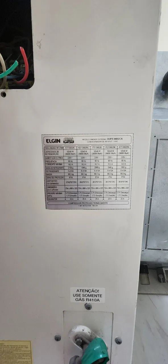Ar condicionado k 7, Eugim, 36.000btus - Foto 4