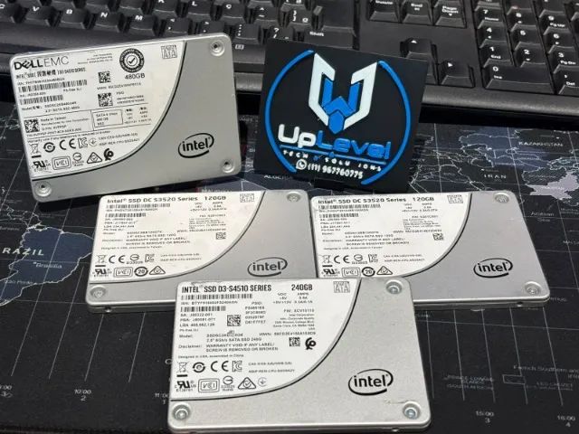 SSD INTEL ORIGINAL 480GB | DATA CENTER | EMPRESARIAL | 100% TESTADO | PC Notebooks desktop - Foto 3