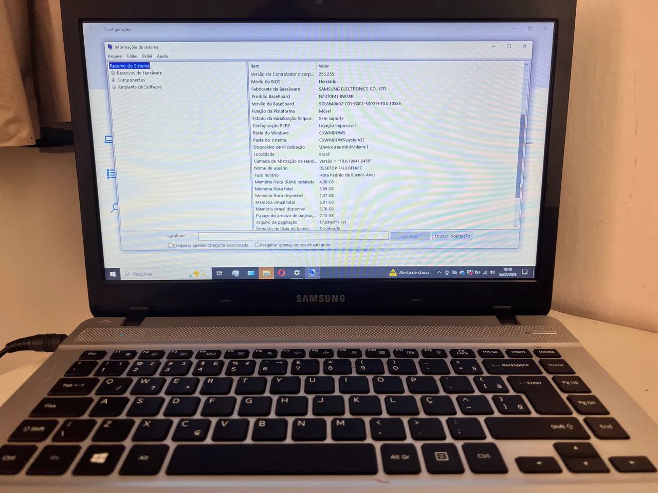 Notebook Samsung  - Foto 2