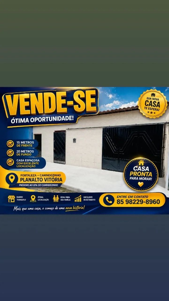 Vendo casa do lado da sombra 