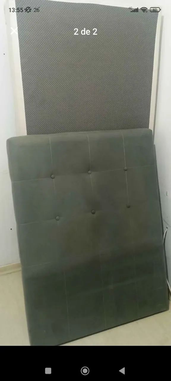 Cama box+ colchão de solteiro  - Foto 3
