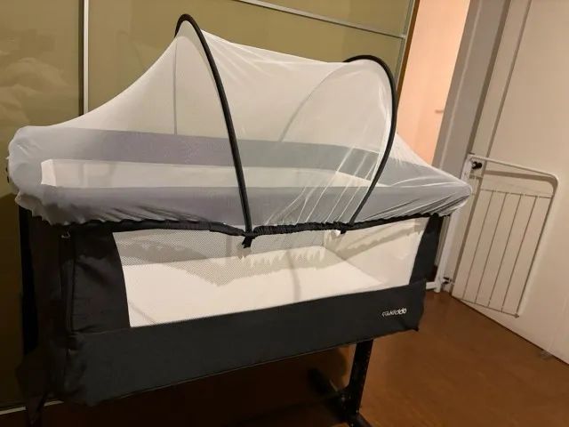 Berço portátil acoplado Kiddo - preto - Foto 5