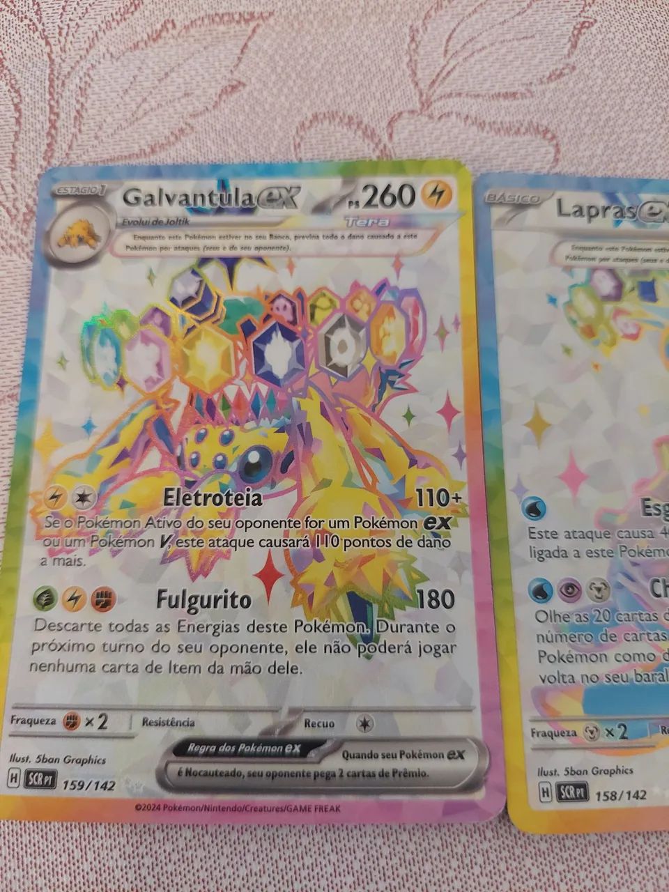 Tyranitar EX Galvandula EX Lapras EX - Foto 2