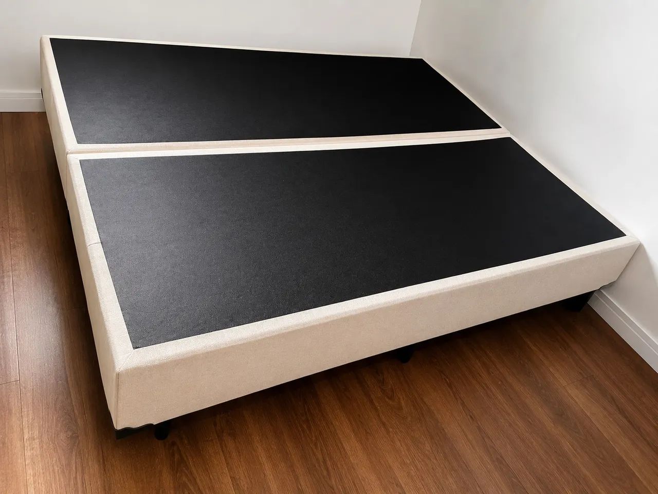 Base Box Queen Linho Palha OPORTUNIDADE 