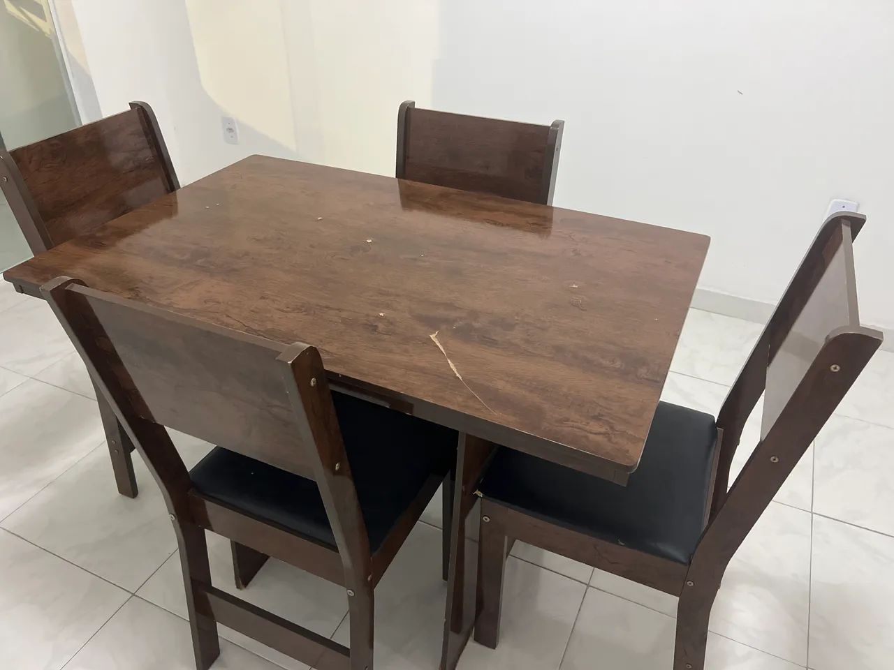 Mesa jantar 4 cadeiras 