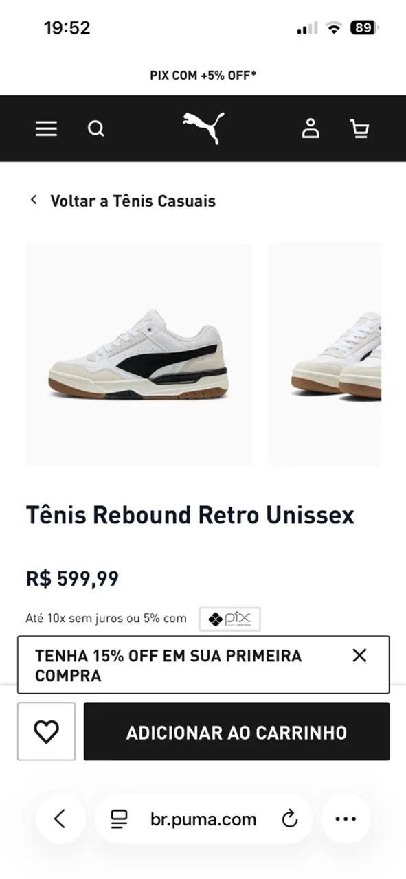 Tênis Puma Rebound Retrô  - Foto 5