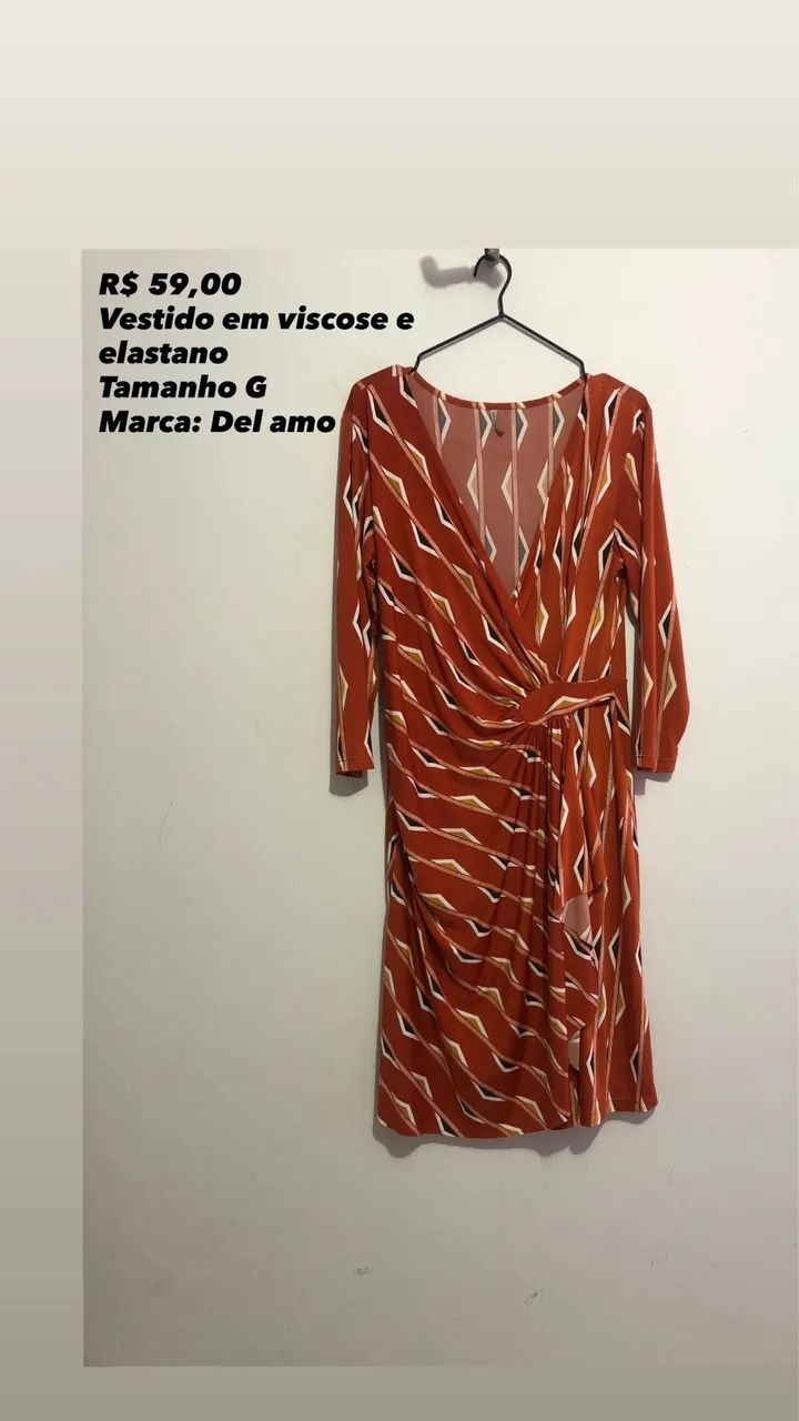 Vestido tamanho G marca Del Amo - Foto 4