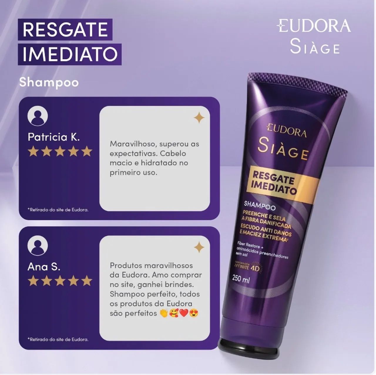 Shampoo Siagé Resgate Imediato  - Foto 3