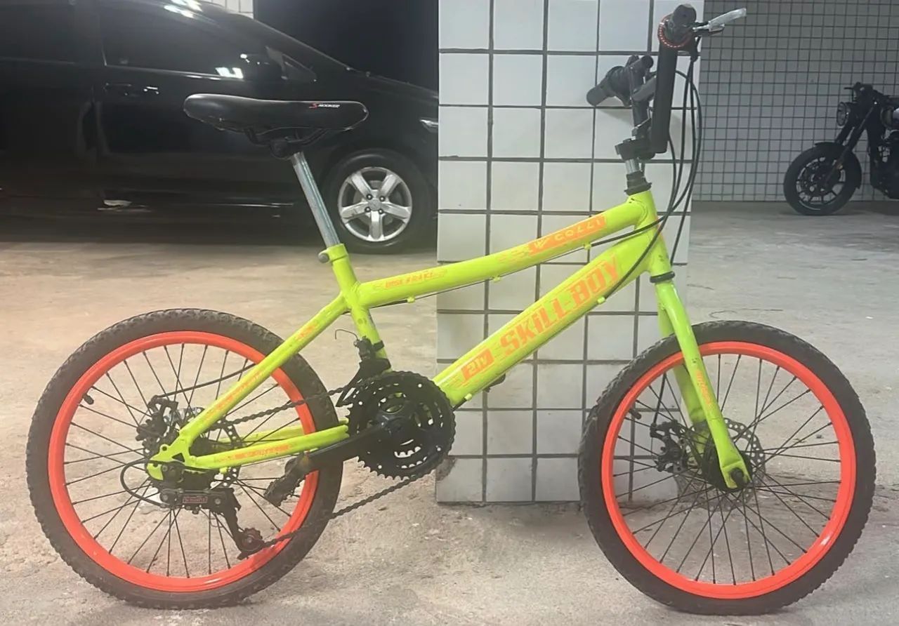 Bicicleta infantil aro 20 21v