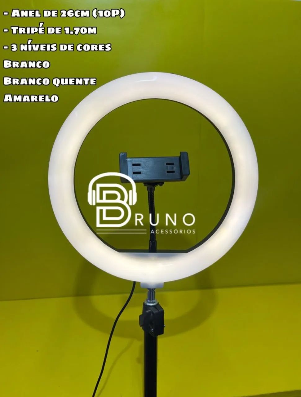 Ring Light 10 Polegadas com tripé  - Foto 3