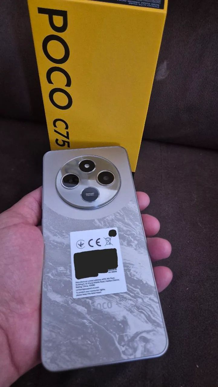POCO C75 256GB 8GB RAM - NOVO / SEM USO - C/ CAIXA - Celulares e