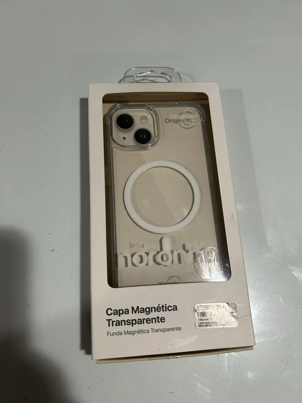 Capa iPhone 14 MagSafe transparente Original Iplace