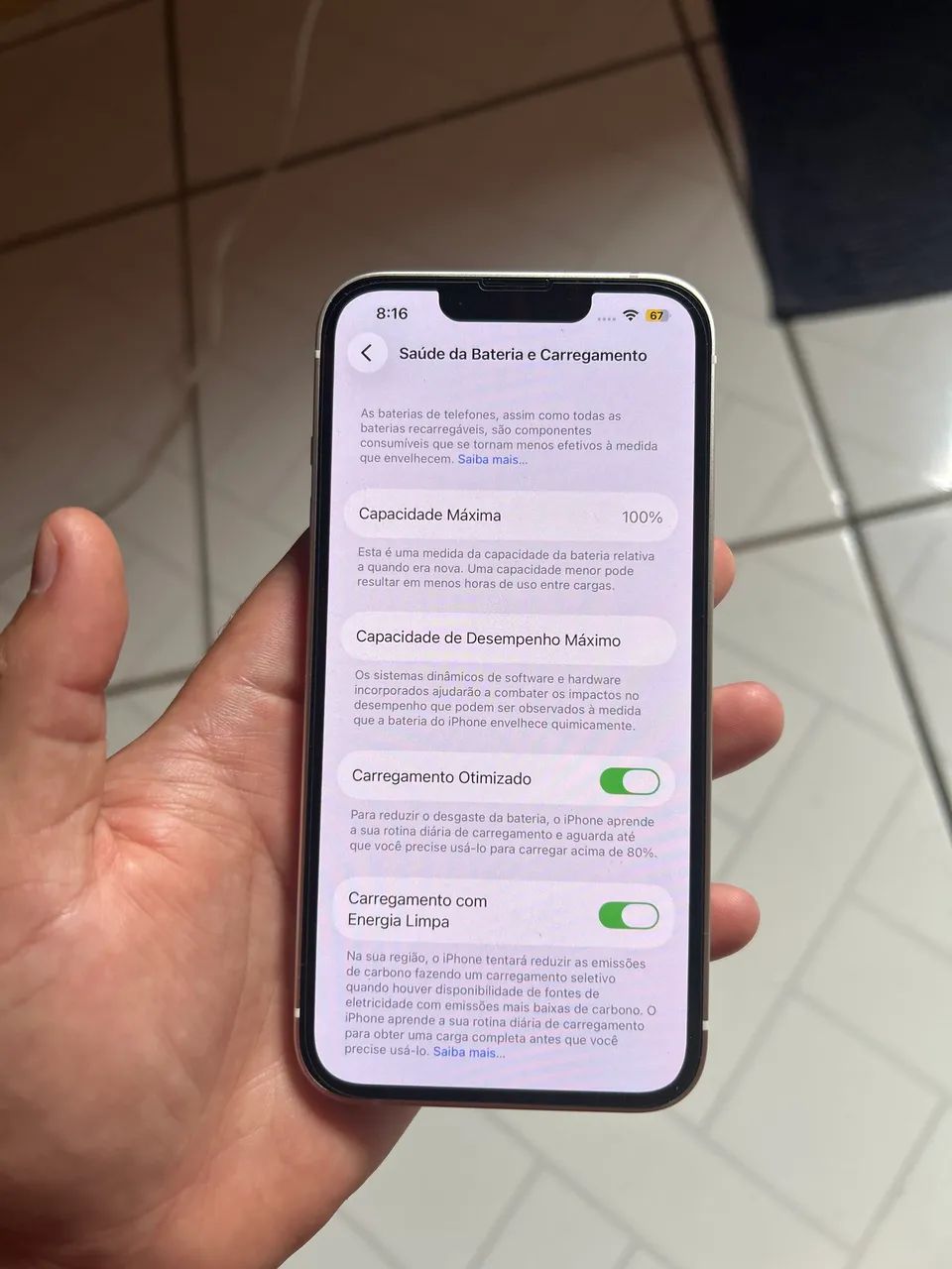iPhone 13, 128 GB, todo original, com 1 mês de uso! - Foto 3