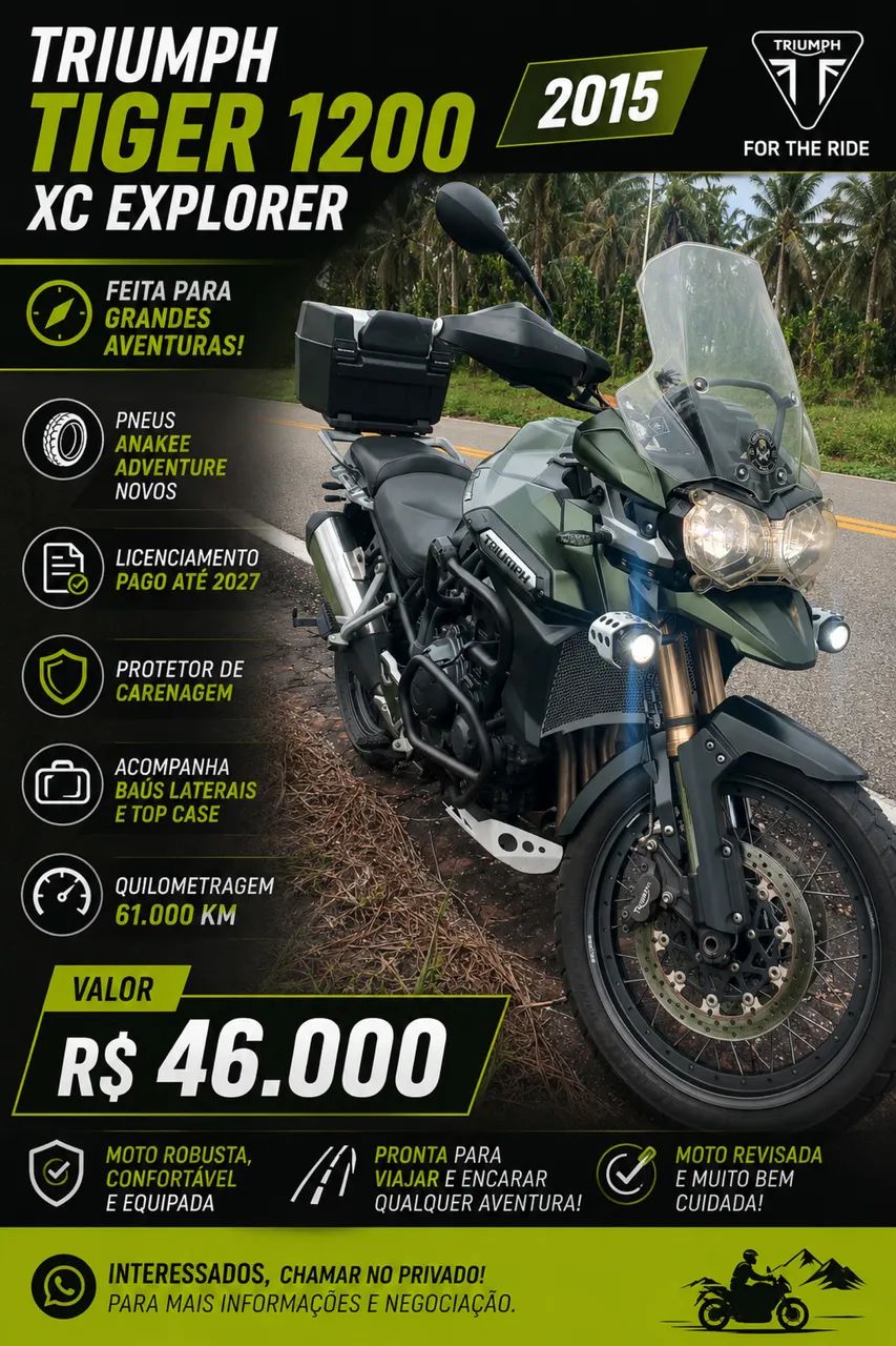 Triumph Tiger 1200 XC Explorer 2015