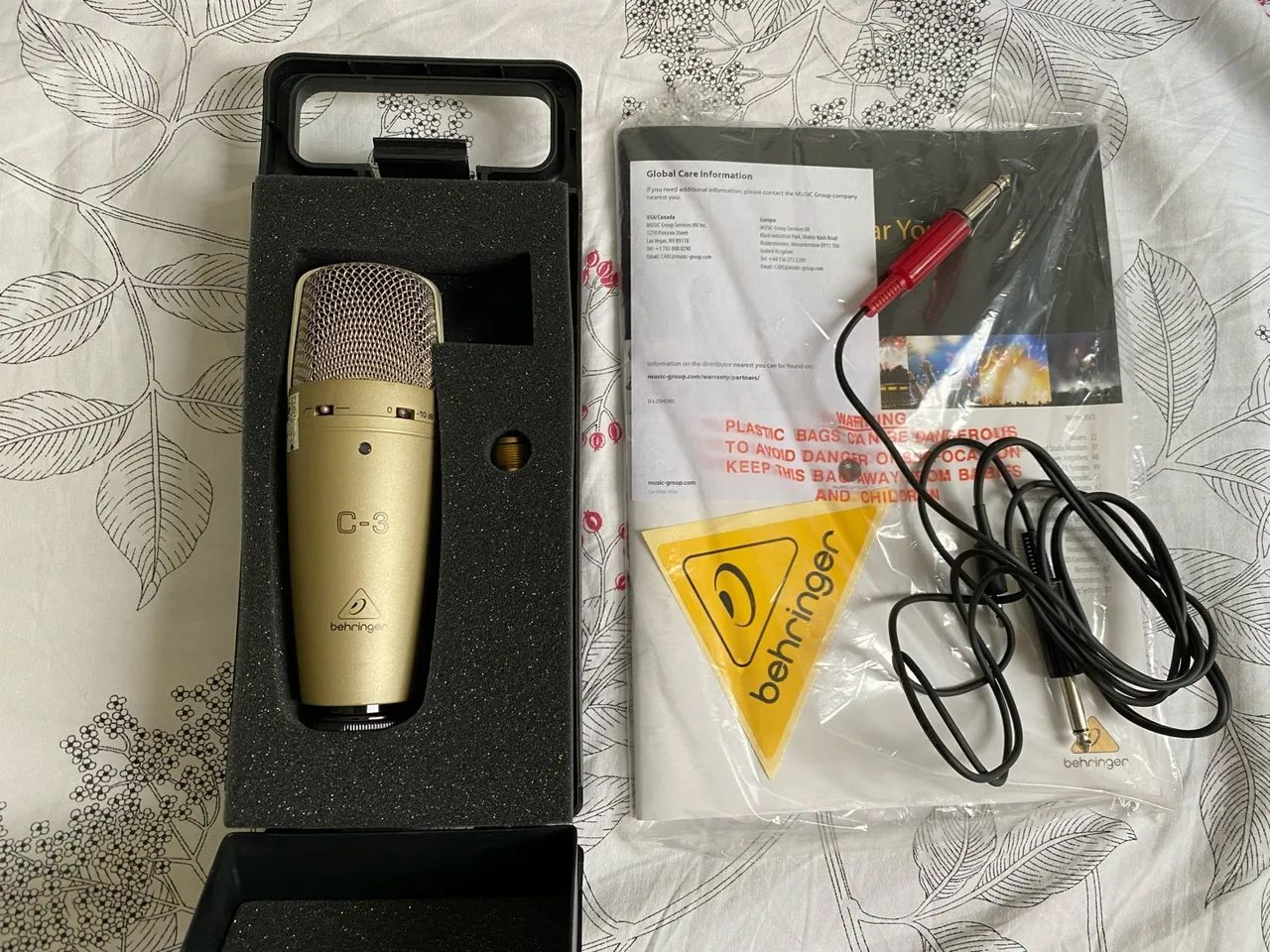 Microfone Behringer C-3 - NOVINHO