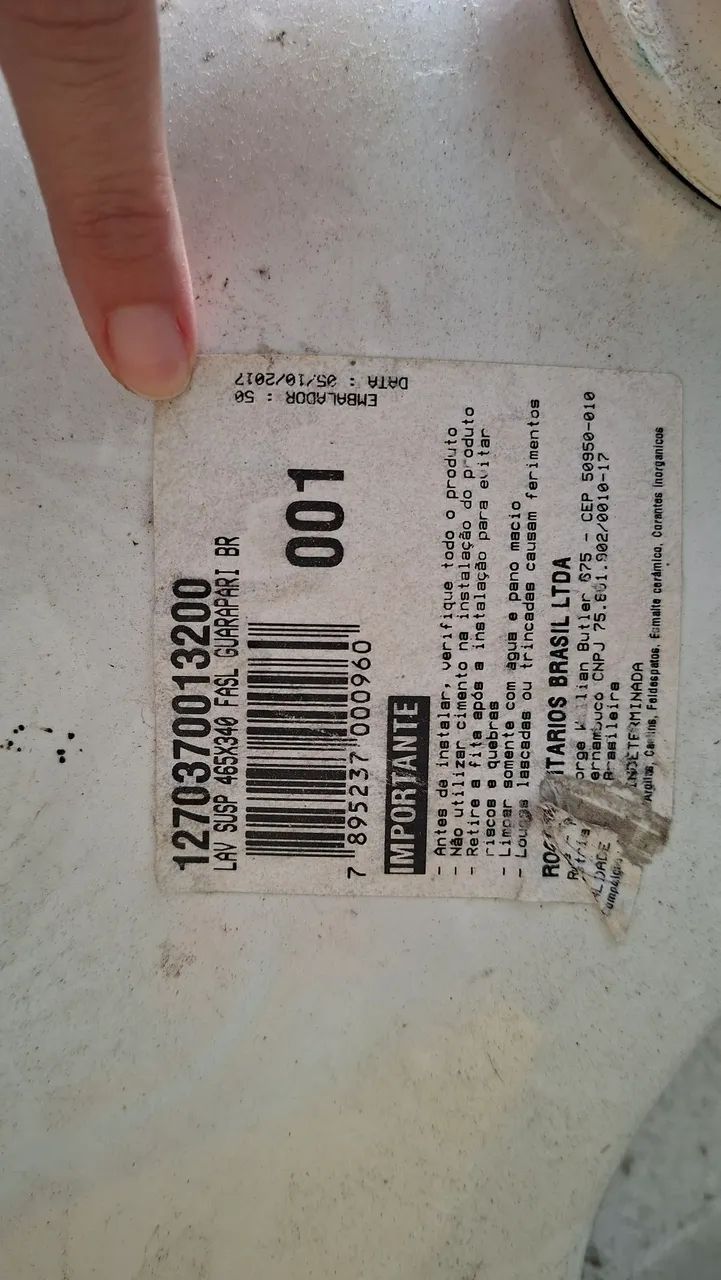 Lavatório suspenso Logasa - Foto 4