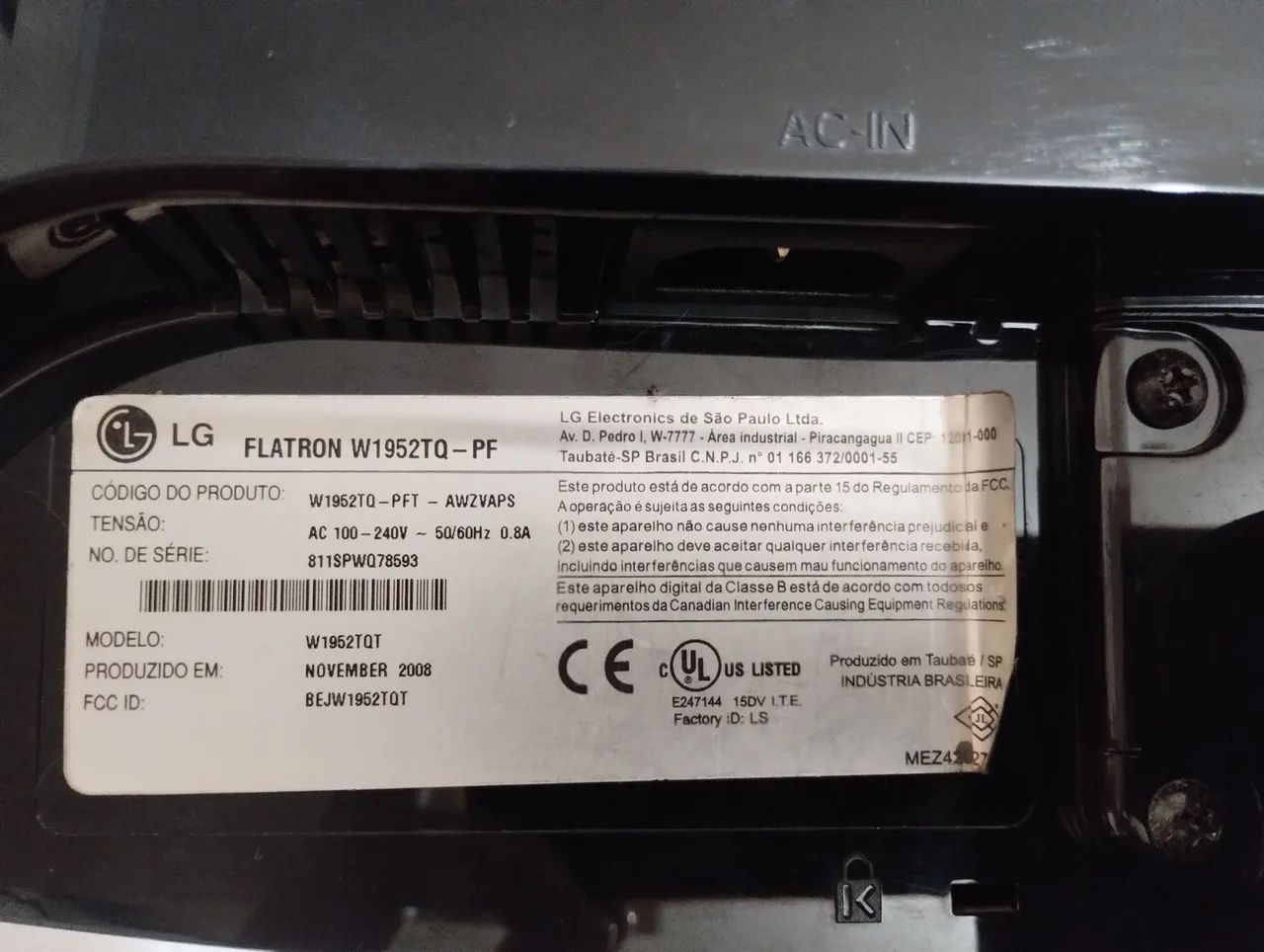 Monitor LG Flatron W1952TQ-PF - Foto 4