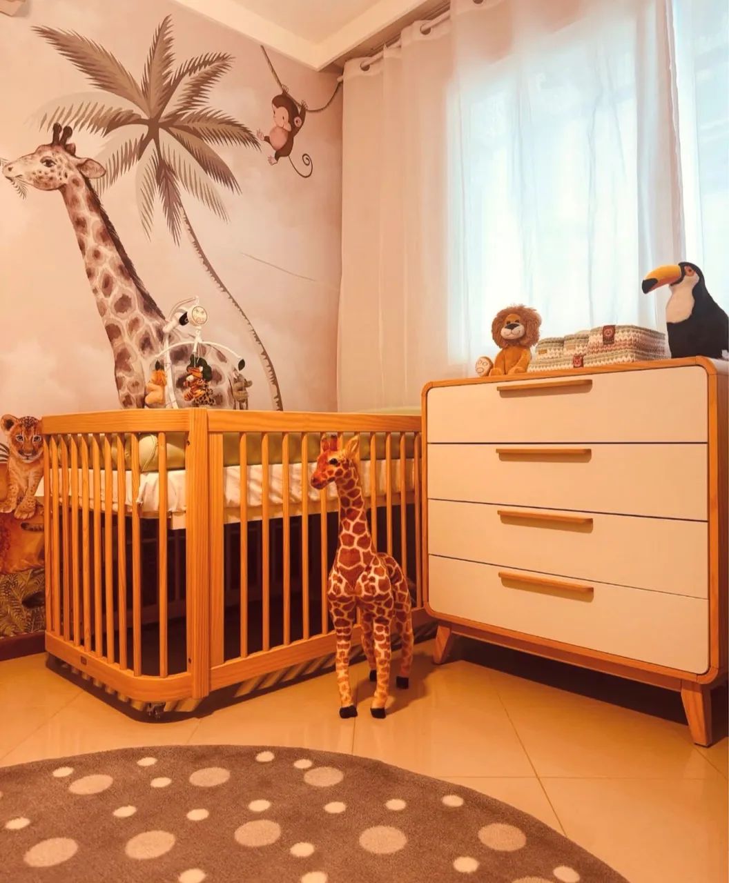 Móveis de Bebê - Berço 3 em 1 + Cômoda - Foto 5