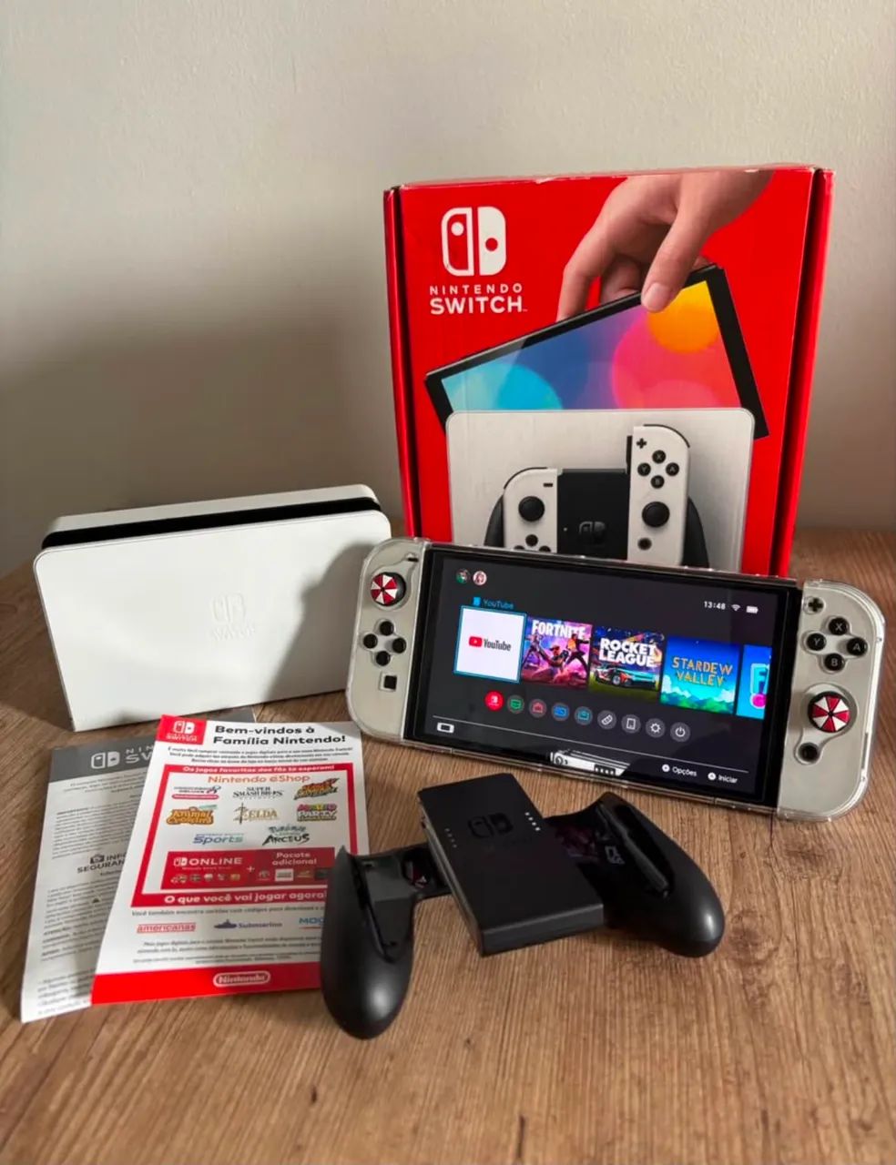 Nitendo Switch oled desbloqueado 128gb - Foto 3
