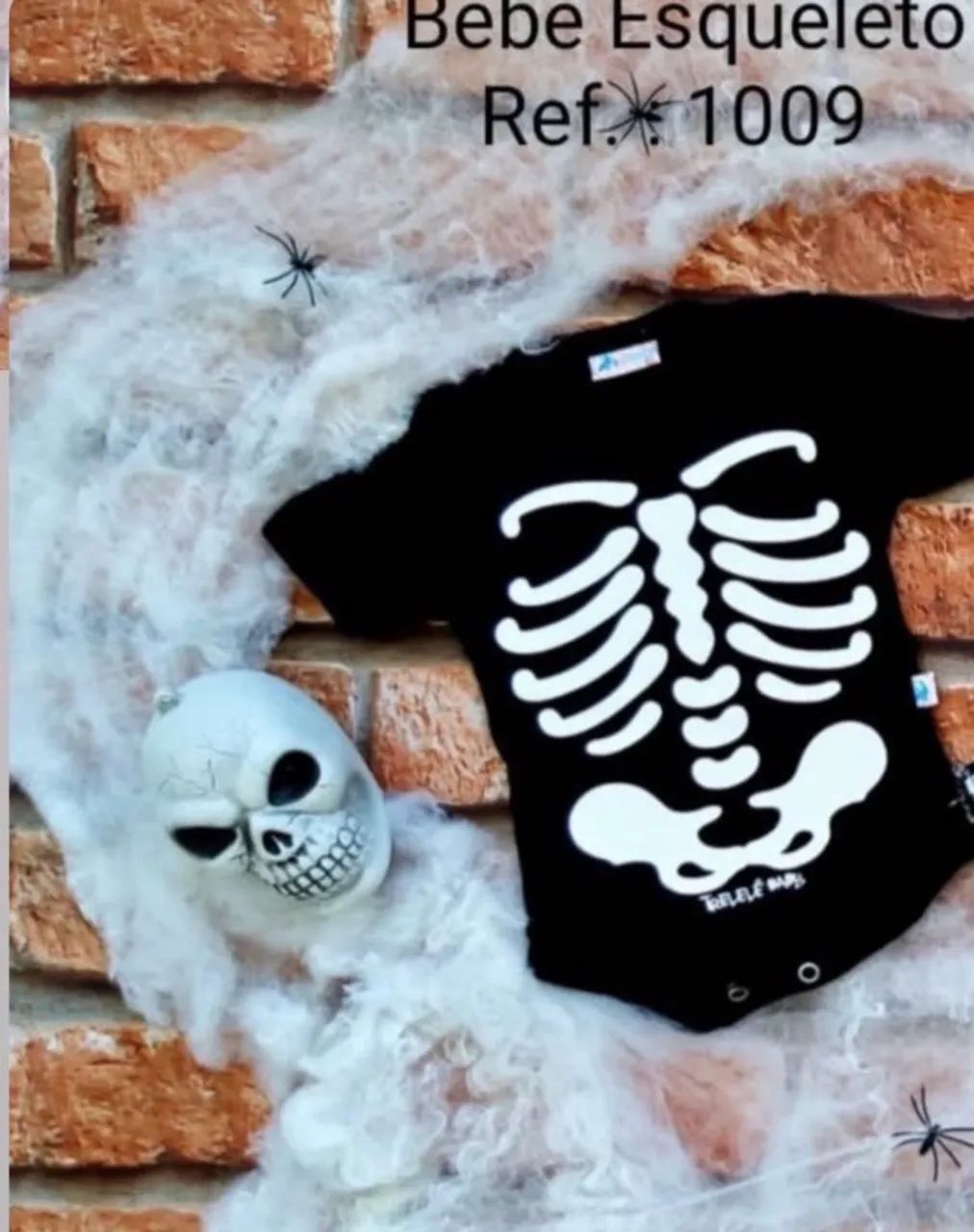Body bebê Halloween 