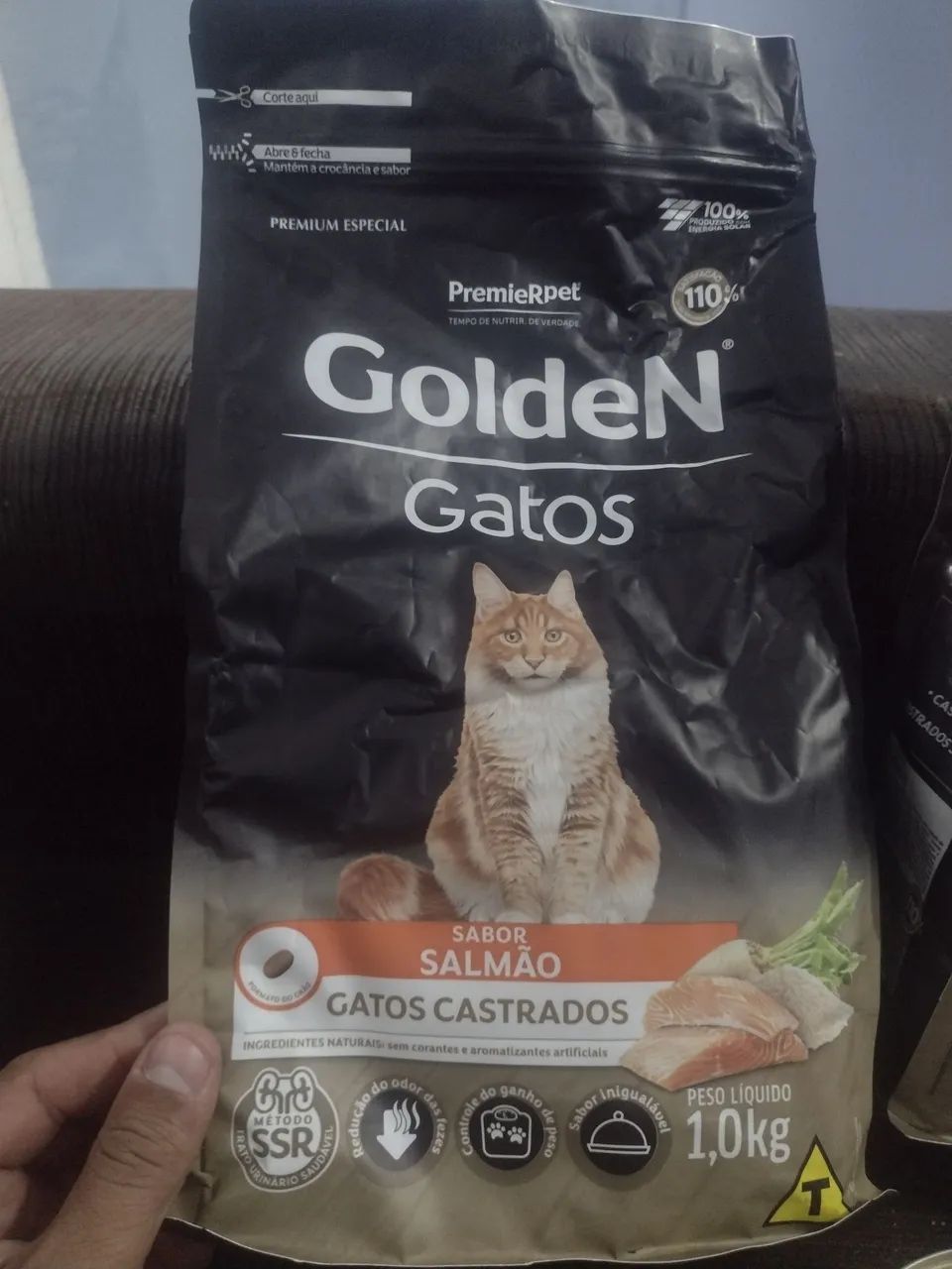 Dois pacotes de ração Premierpet Golden gatos  - Foto 2