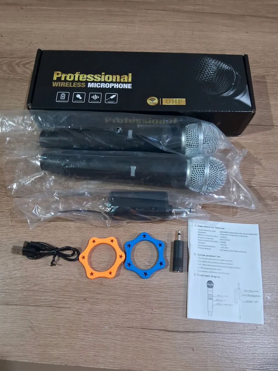 Microfone profissional wireless 