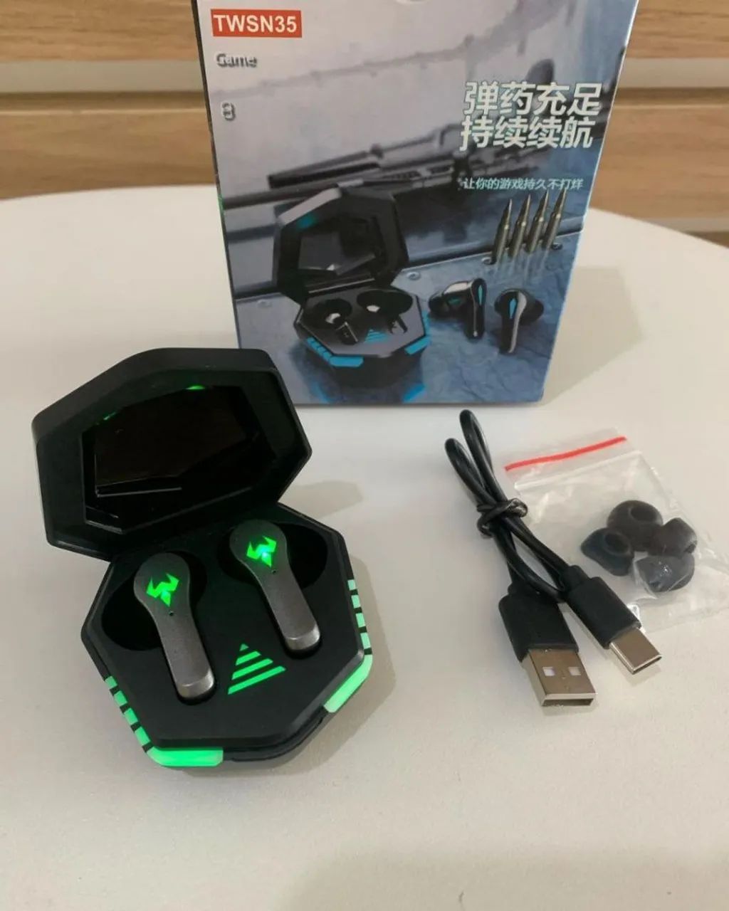 FONES BLUETOOTH GAMER NOVO 