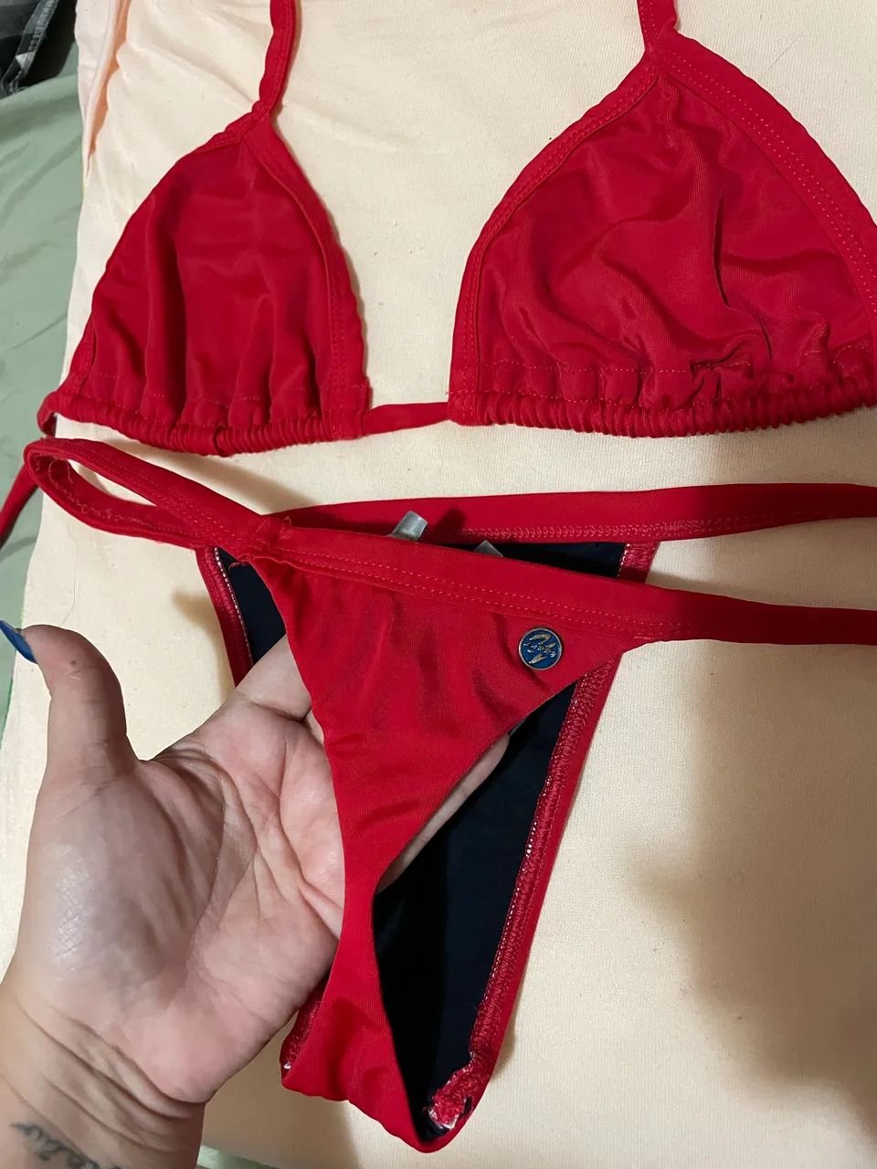 Biquini fita vermelho  - Foto 4