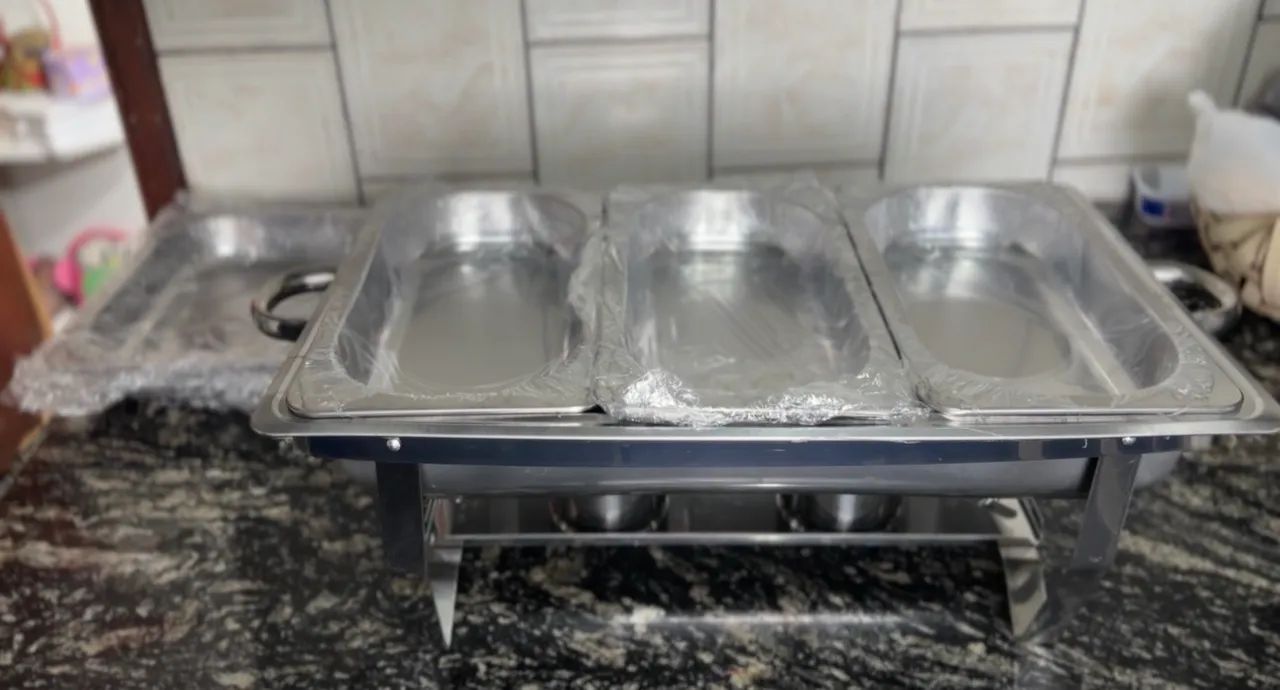     Rechaud de inox - banho-maria para buffer - Foto 5