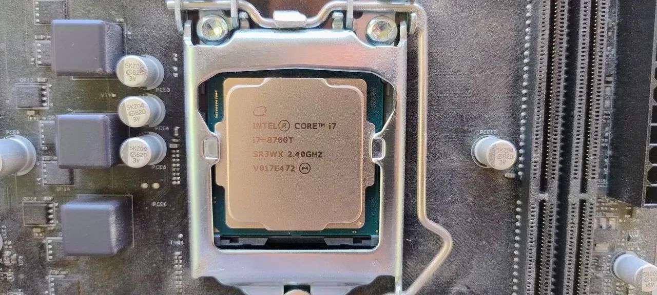Processador I7 8700T + Placa Mãe Daten Dh310mxv v2
