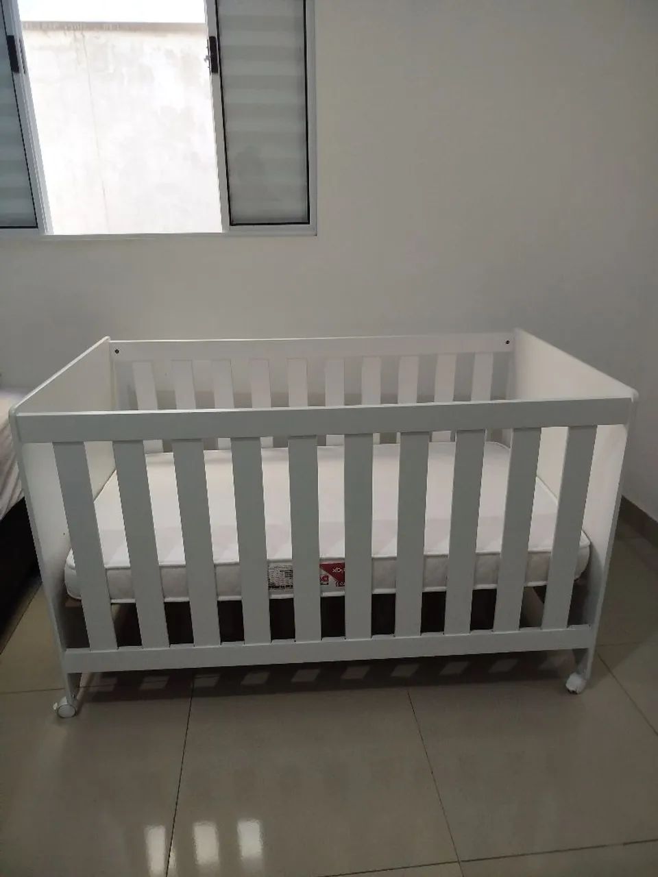 Conjunto de Berço (mini cama), Colchão e Cômodo 