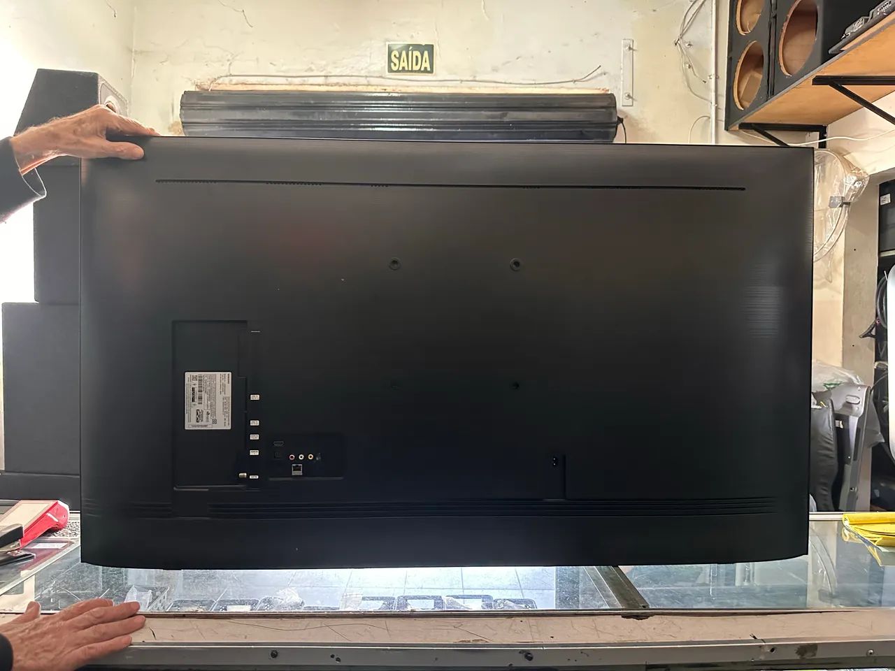 Smart TV SAMSUNG 55? COM A TELA QUEBRADA  - Foto 3