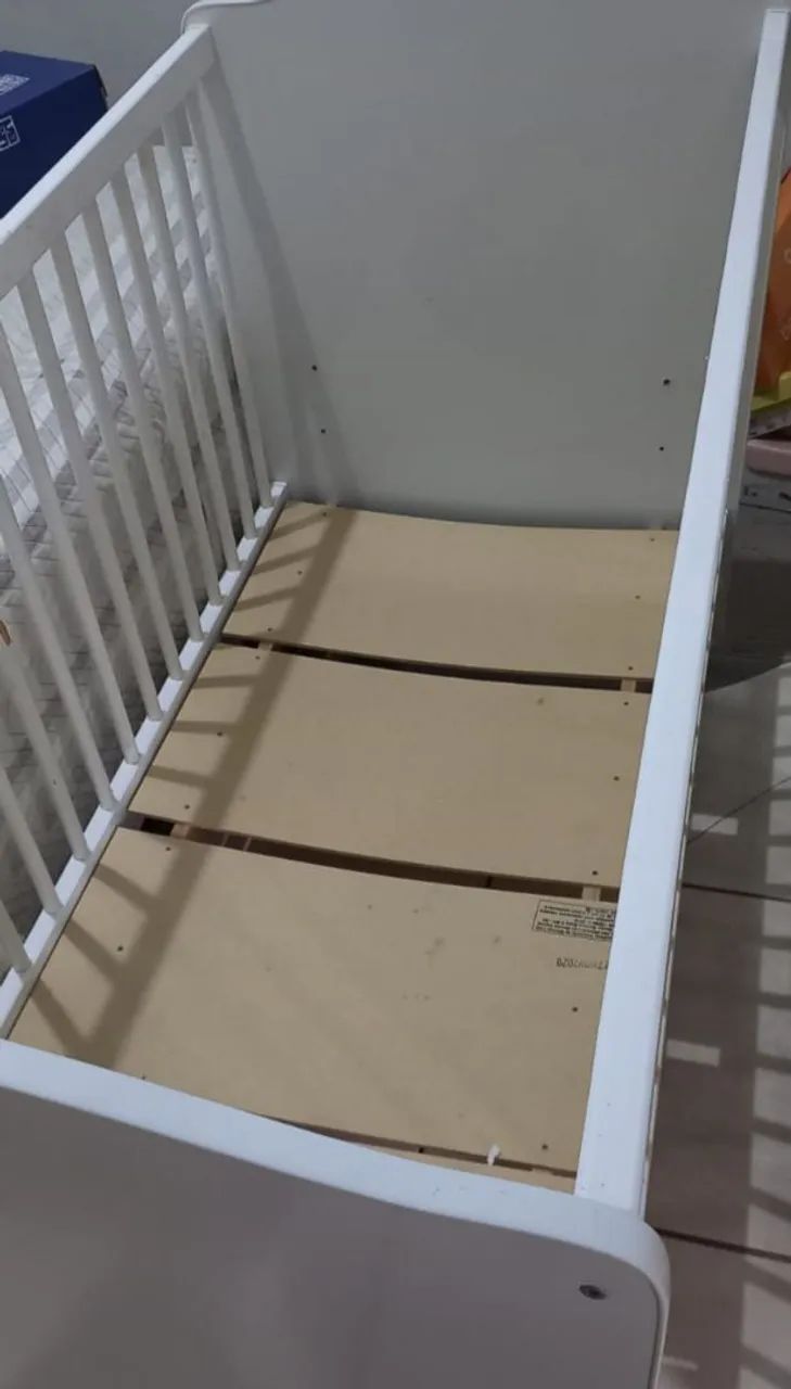 Berço infantil Branco em Ótimo Estado - Foto 2