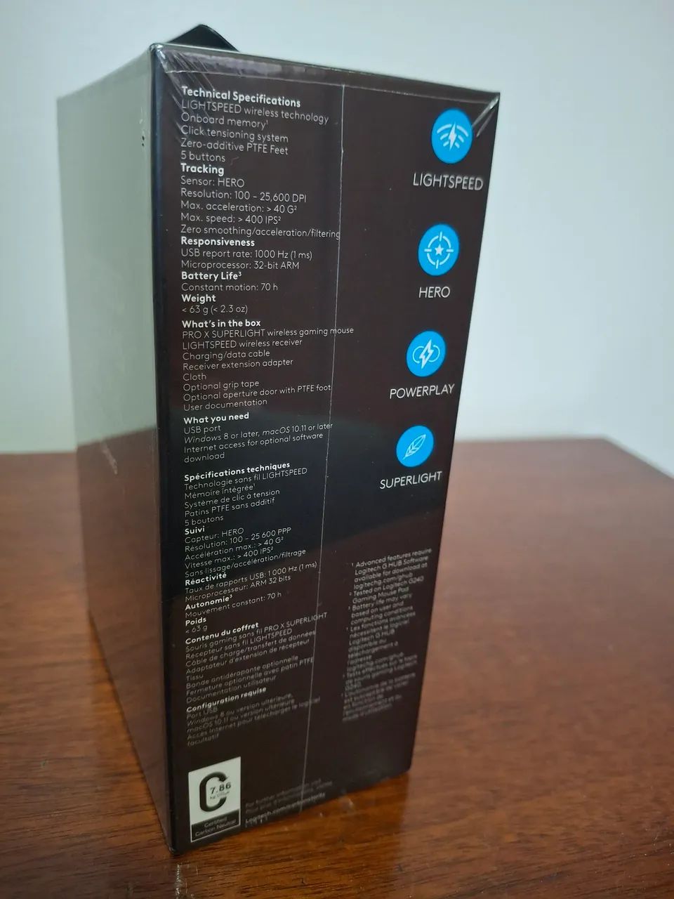 Logitech G Pro Superlight Red - Foto 3