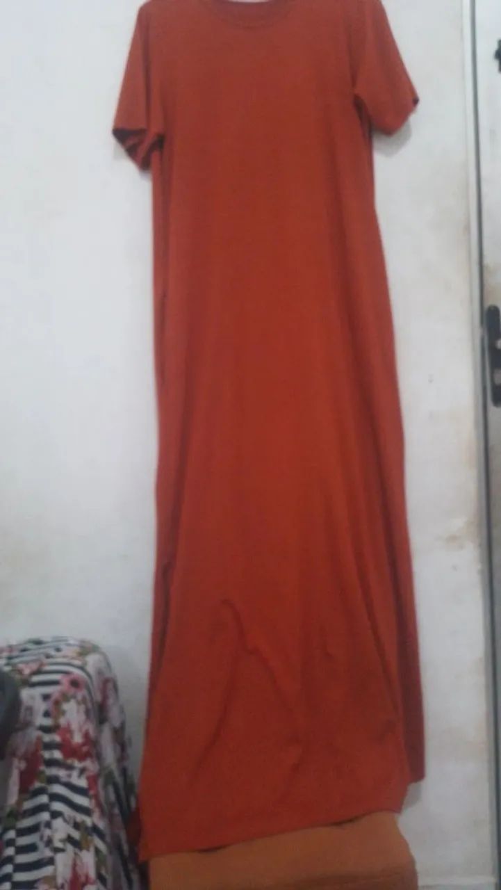 Vestido malha lomgo
