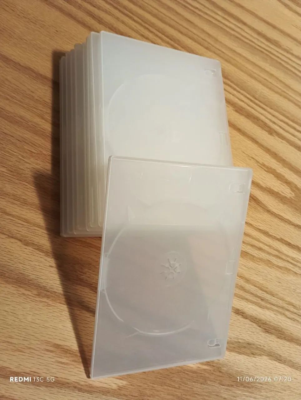 10 Caixas Transparentes para CD/DVD - Foto 3