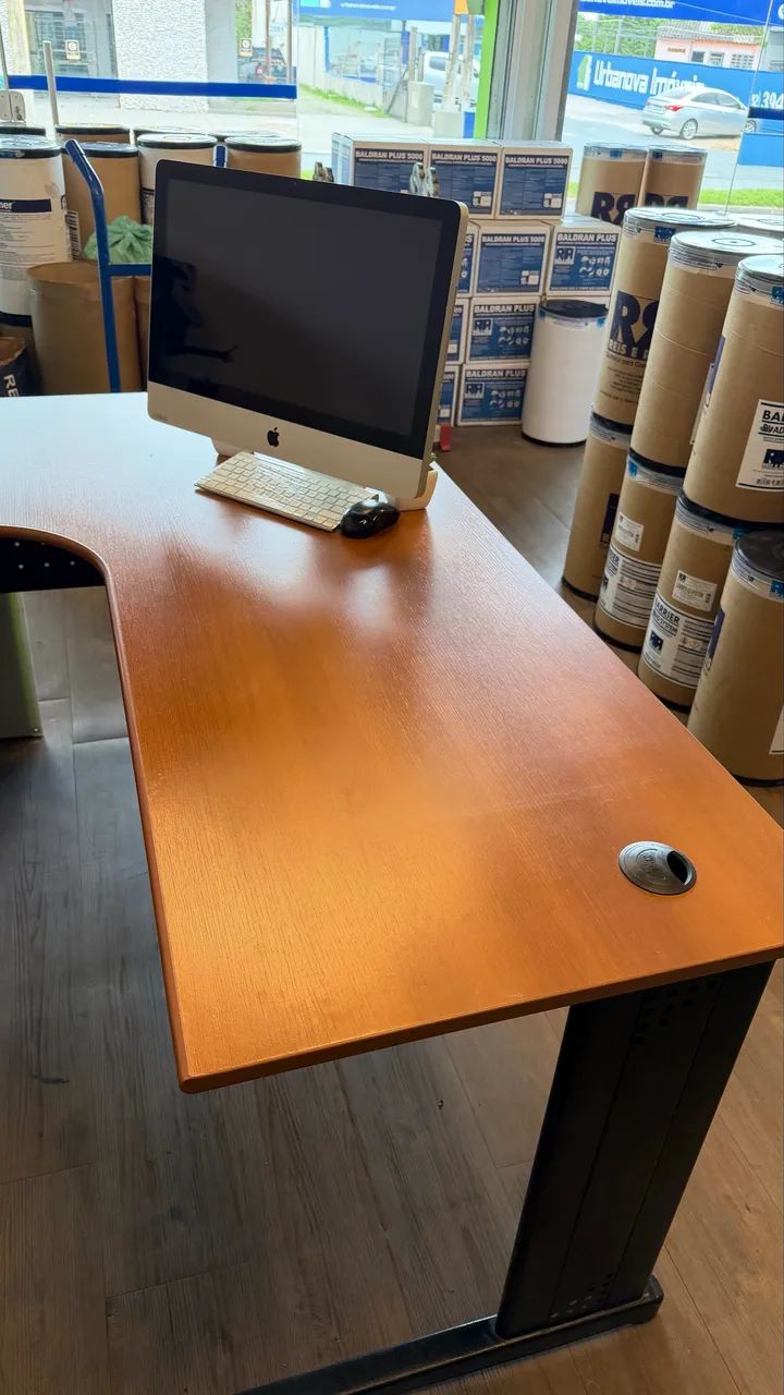 Mesa escritório em L - Foto 3