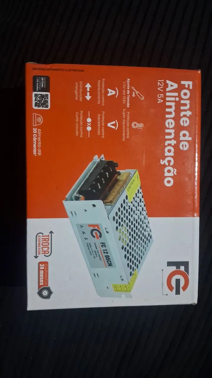 Fonte chateada comeia 12v 5A