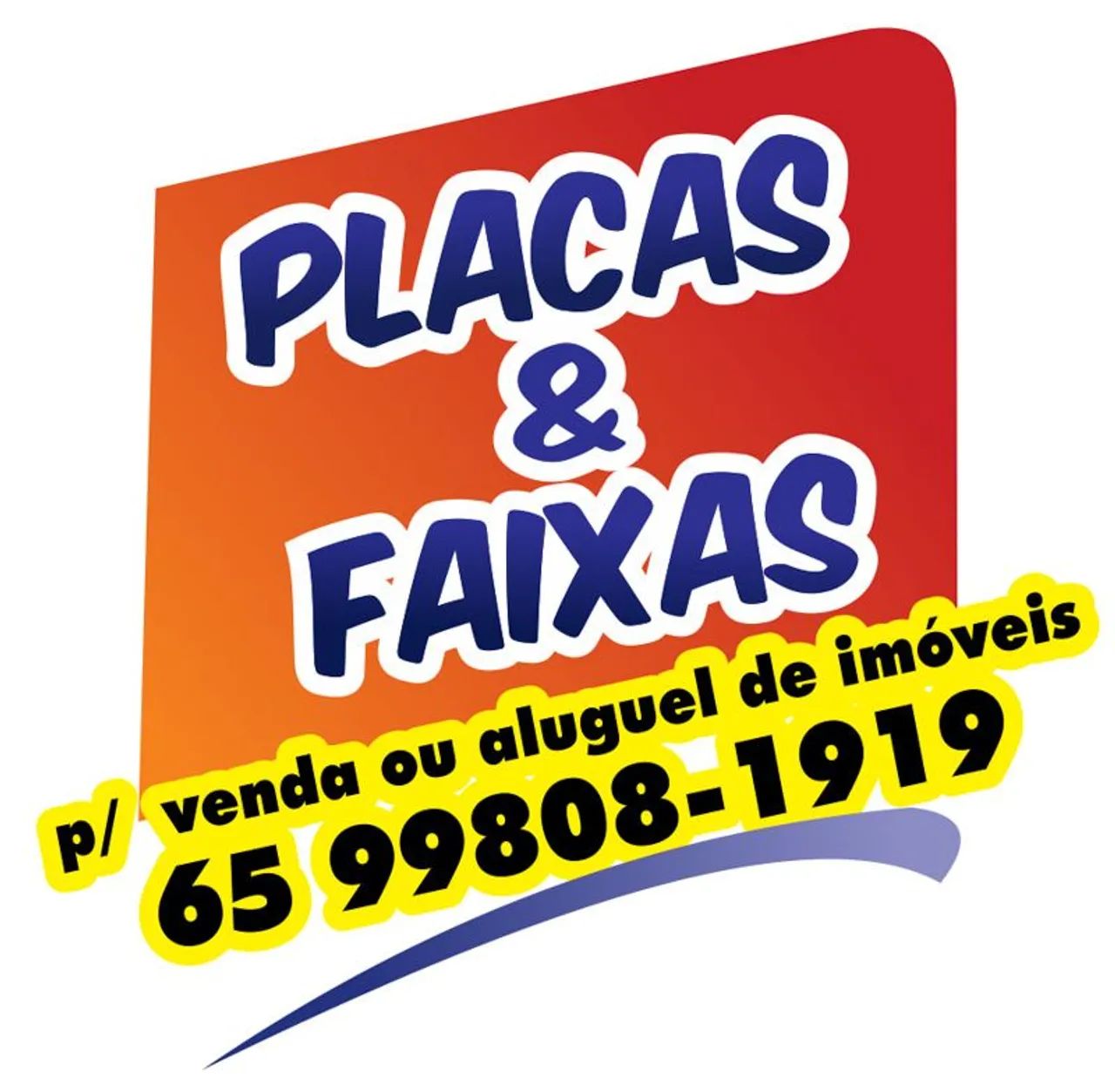 Faixas e placas 