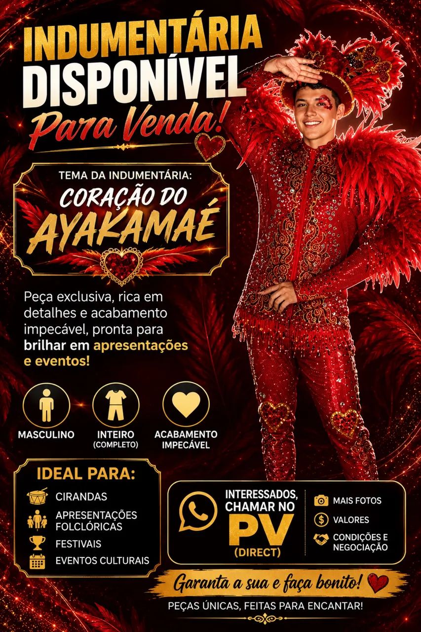 Roupa de Ciranda Masculina