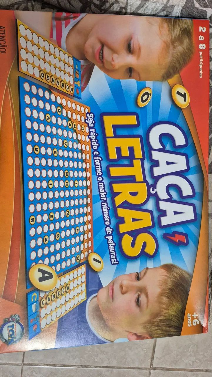 Jogo caça letras
