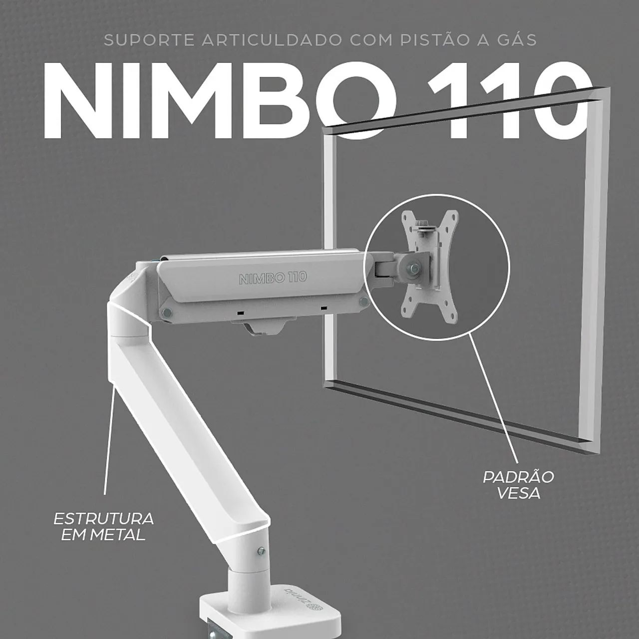 Braço mecânico nimbo 110 branco