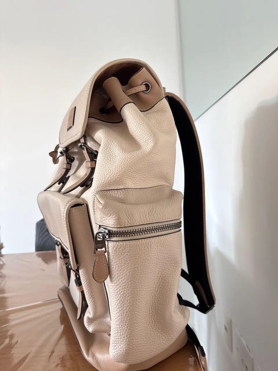 Mochila Coach Sprint CJ516 em couro legítimo - Foto 2