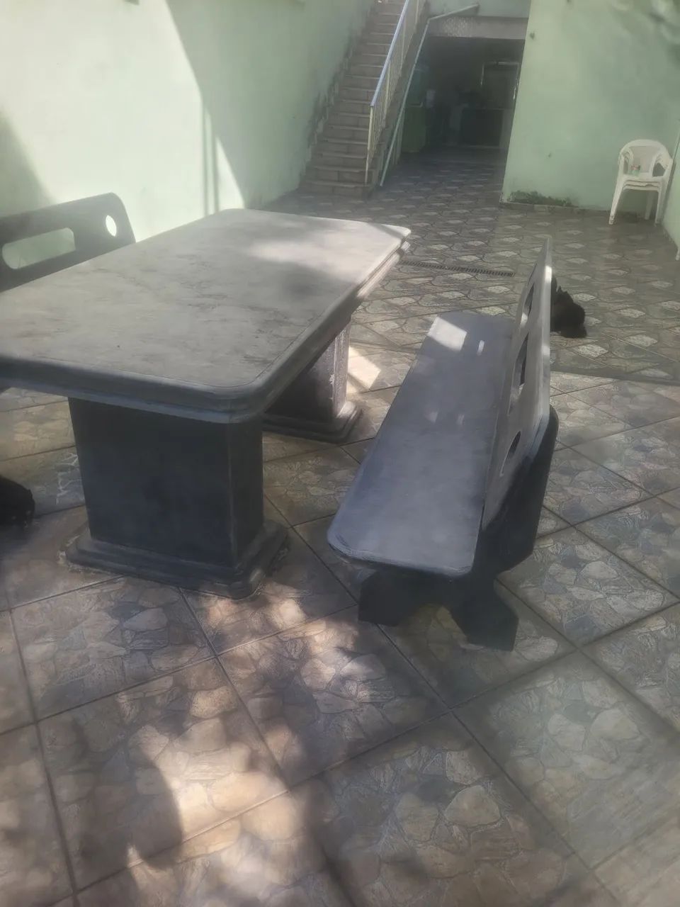 MESA PARA JARDIM.EM ARDÓSIA  - Foto 5