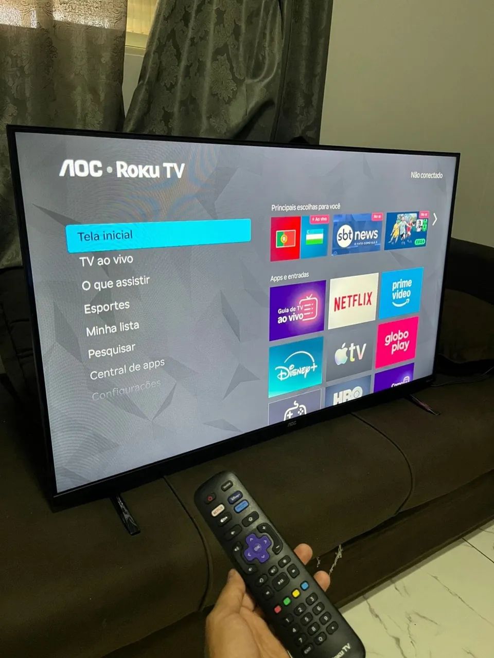 Tv Nova Smart AOC 43 polegadas  - Foto 5