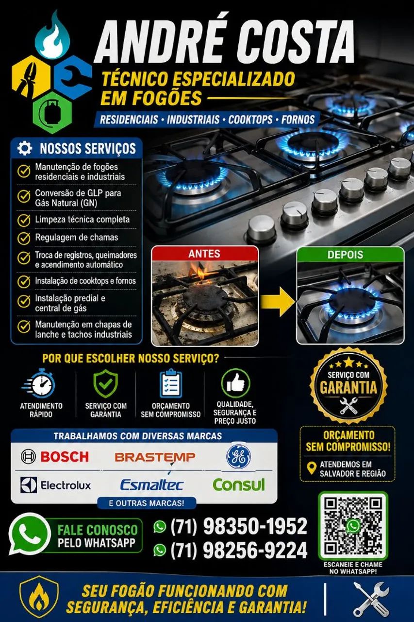 Técnico em fogões 