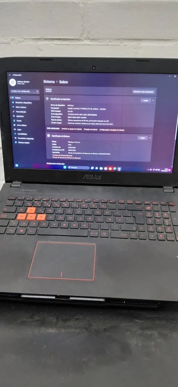? Notebook Game ASUS ROG - Foto 3