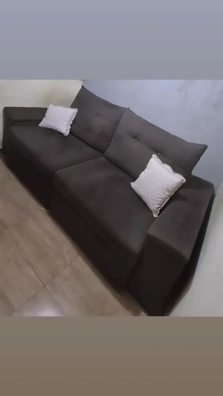 Sofá 3 lugares Retrátil perfeito estado... - Foto 2