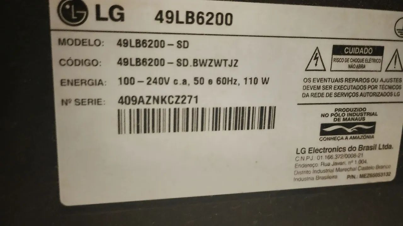 TV LG 50 podegadas 